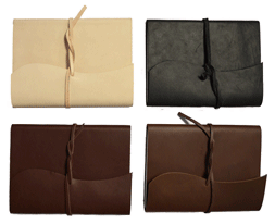Leather Writing Journals with Tie Closure